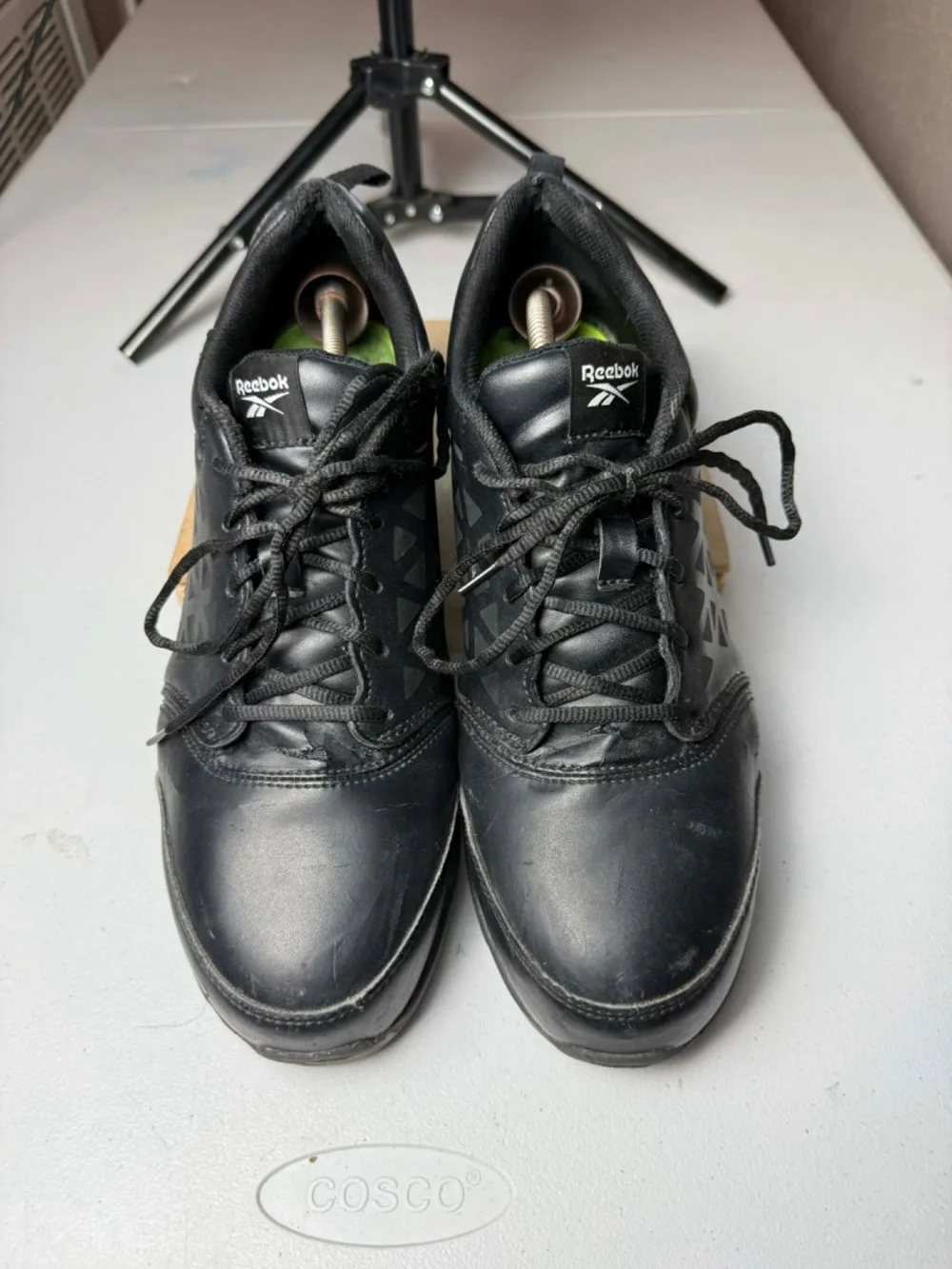 REEBOK SUBLITE CUSHION WORK MEN'S Sz 11 ATHLETIC WORK SHOE BLACK BOOTS Steal toe